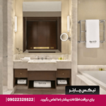 سرویس بهداشتی مدرن و لوکس در هتل بارسلو استانبول با طراحی سنگ مرمر و تجهیزات پیشرفته​